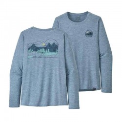 Patagonia Mens Capilene Cool Daily LS Tee - Steam Blue - Complete Outdoors  NZ