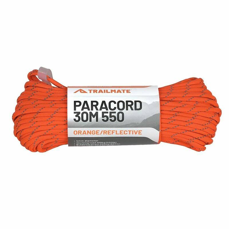 Trailmate 550 Paracord - Orange Reflective - Complete Outdoors NZ