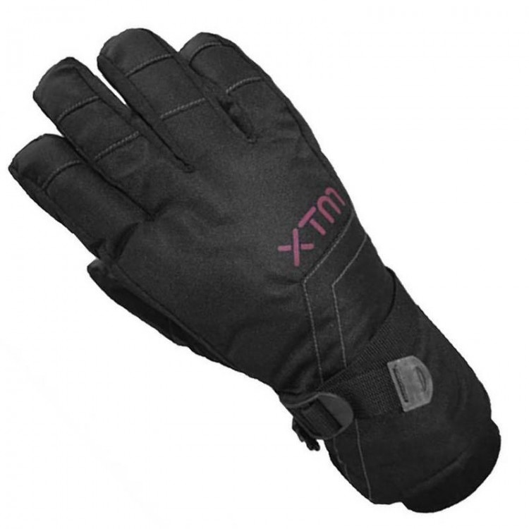 black ladies ski gloves