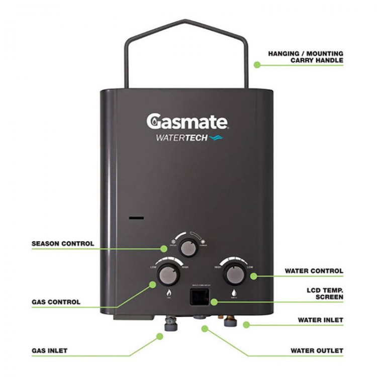 Gasmate Watertech Hot Water Shower System